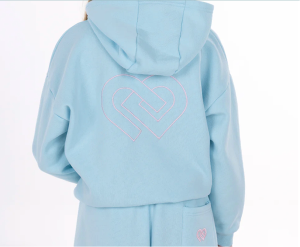 Claudia Dean Hoodie | Ice Blue | Child Large - Image 2