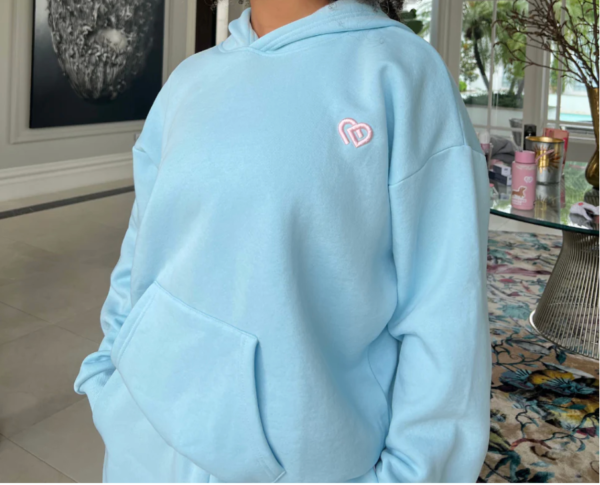 Claudia Dean Hoodie | Ice Blue | Child Large