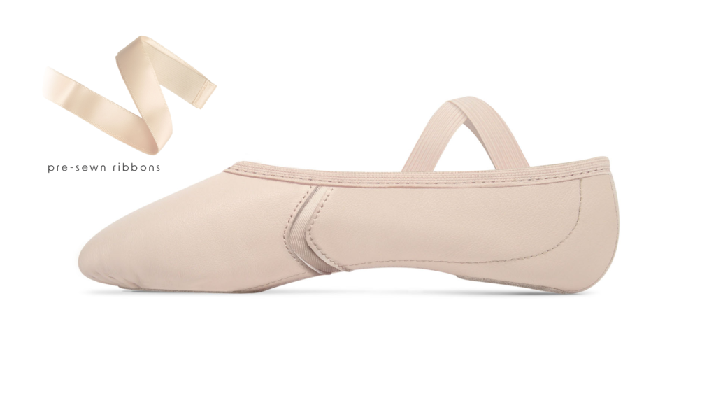 MDM Elemental Leather Ballet Slipper Hybrid Sole - Mini/Child