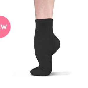 Transit black contemporary sock