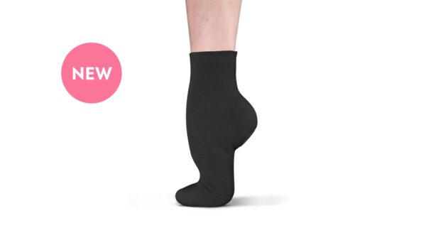 Transit black contemporary sock