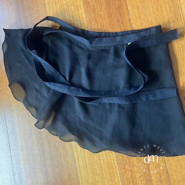 Energetiks black wrap skirt preloved