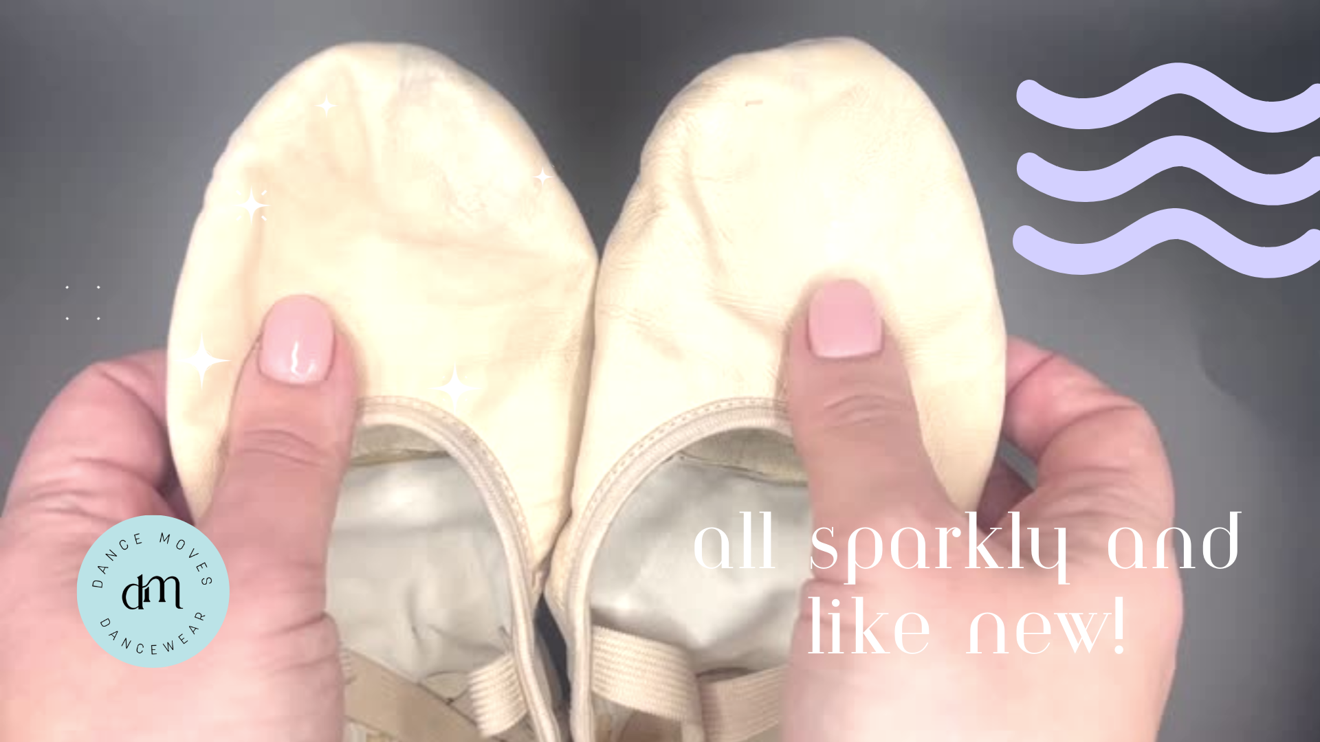 Cleaning dance shoes