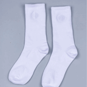By Dean Socks | White crew (kids size)