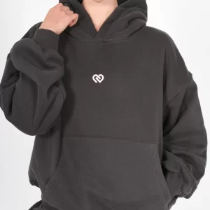 Claudia Dean Oversized Hoodie Pearl Grey Child Large