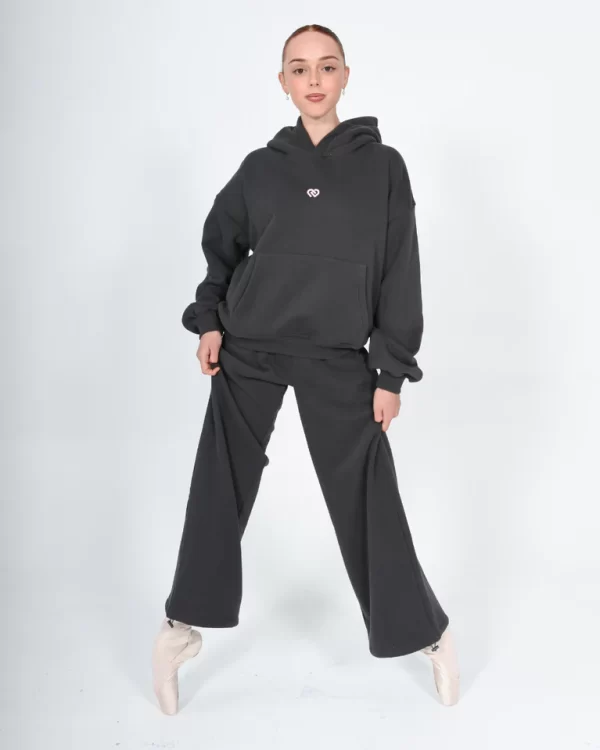 Claudia Dean Oversized Hoodie Pearl Grey Child Large