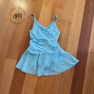 Pre-loved Teal leo and skirt combo | Good condition | Size Child Small