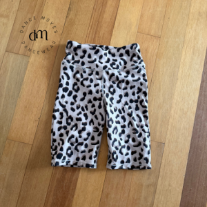 Pre-loved Leopard long cycling shorts | Good condition | Child size 6