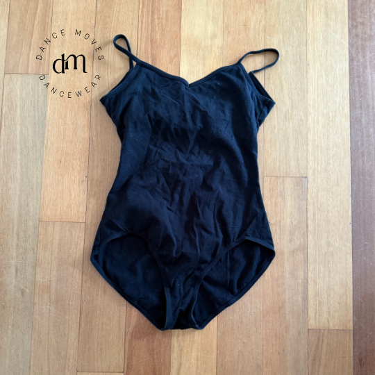 Pre-loved Capezio black leotard | Good condition | Adult Large