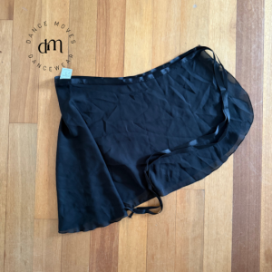 Pre-loved Capezio Black wrap skirt | Good condition | Adult M/L