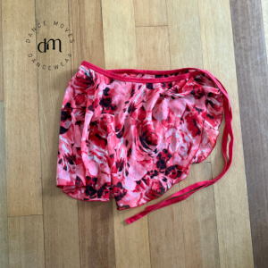 Pre-loved Bloch flowery wrap skirt | Good condition | Adult small