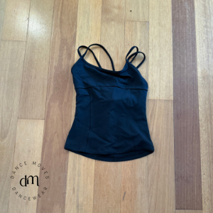 Pre-loved Black black singlet | Excellent condition | Size Child Large