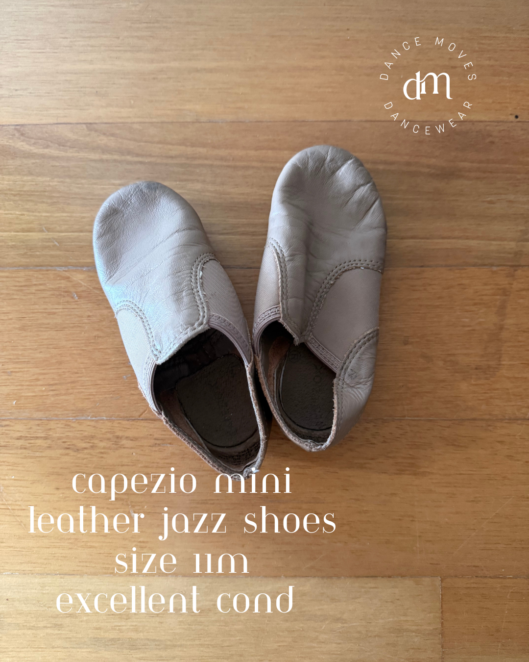 Pre-loved baby capezio leather jazz shoes | Excellent condition | Size est 11M (child mini)