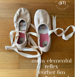 Pre-loved mdm elemental reflex ballet shoes | Good condition | Size 6M (adult)