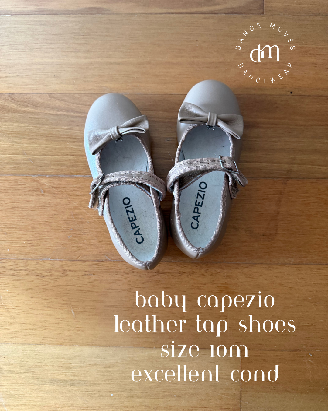 Pre-loved baby capezio leather tap shoes | Excellent condition | Size est 10M (child mini)