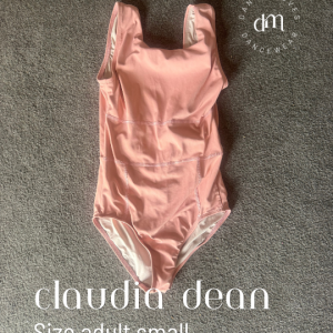 Pre-loved Claudia Dean Peach leotard | Good condition | Size adult small