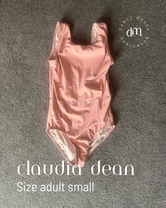 Pre-loved Claudia Dean Peach leotard | Good condition | Size adult small